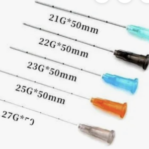 23g 50mm cannulas 4pack & pilot hole needle