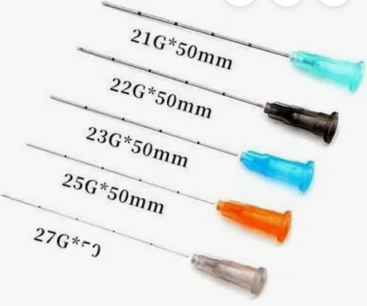 23g 50mm cannulas 4pack & pilot hole needle