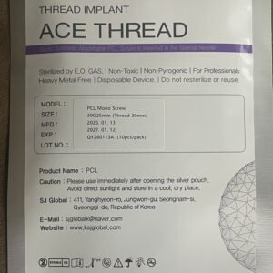 thread pcl mono screw 30g 25mm (thread 30mm needle thread length)