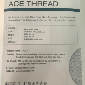 29g 50mm plla super screw threads (thread actual length 75mm)￼