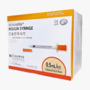 sacred heart insulin syringes 31g .5ml 10pk