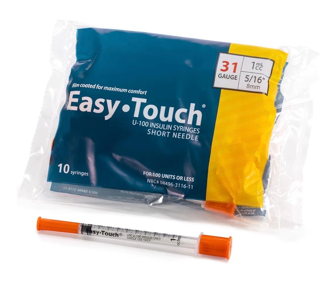 (31G 1cc 8mm) 10pack